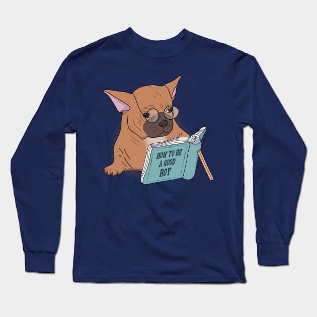 Good Boy Long Sleeve T-Shirt by Lonesto